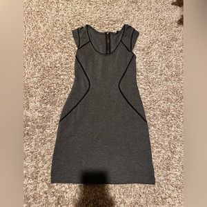 Express dark grey dress